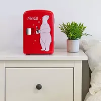 Coca-Cola 4L Portable Cooler/Warmer 12V AC/DC Mini Fridge Polar Bear
