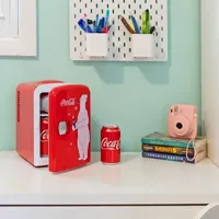 Coca-Cola 4L Portable Cooler/Warmer 12V AC/DC Mini Fridge Polar Bear