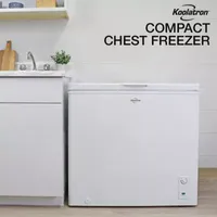 Koolatron Large Chest Freezer 7.0 cu ft (195L) White- Manual Defrost