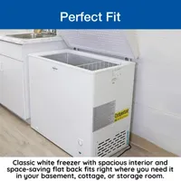 Koolatron Large Chest Freezer 7.0 cu ft (195L) White- Manual Defrost