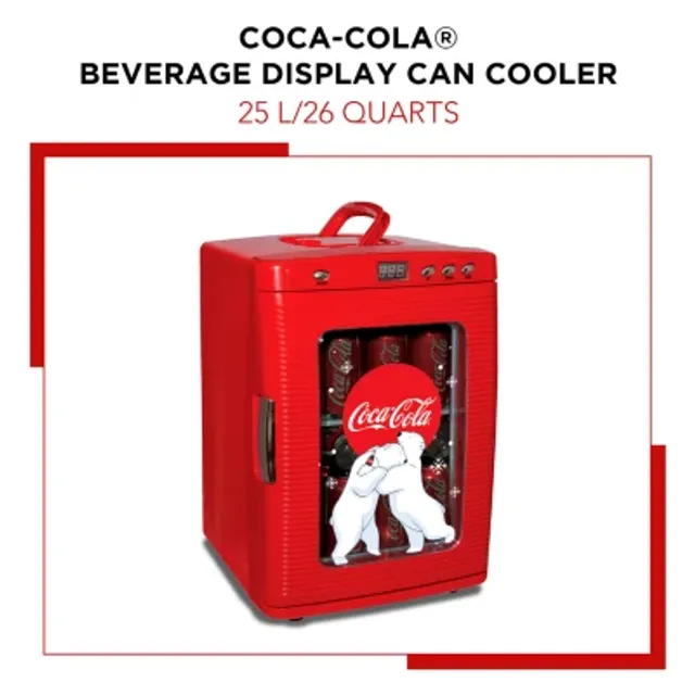 COKE CLASSIC Coca-Cola 28 Can Portable Cooler Warmer with Display AC/DC 25L  (26 qt)