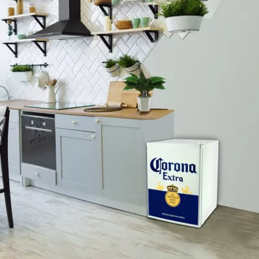 Corona Mini Beer Fridge with Freezer- 70 L/ 74 Qt-  2.4 Cu Ft