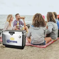 Corona Ice Chest Cooler with Bottle Opener- 51L (54 qt)- 85 Cans