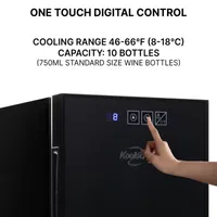 Koolatron Urban Series 10 Bottle Wine Cooler Freestanding Wine Fridge