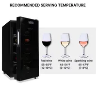 Koolatron Urban Series 10 Bottle Wine Cooler Freestanding Wine Fridge