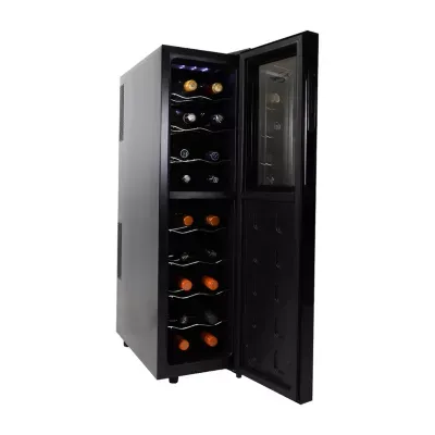 Koolatron Bottle Dual Zone Wine Cooler Freestanding Wine Fridge