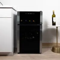 Koolatron 29 Bottle Dual Zone Wine Cooler Freestanding Wine Fridge