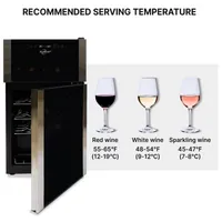 Koolatron 29 Bottle Dual Zone Wine Cooler Freestanding Wine Fridge