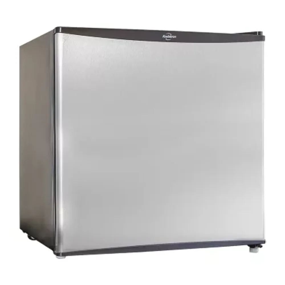 KOOLATRON Stainless Steel Compact Fridge with Freezer- 1.6 cu ft