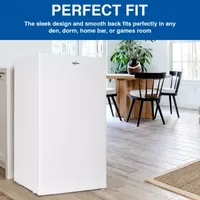 Koolatron Compact Fridge with Freezer- 3.2 Cu Ft- White