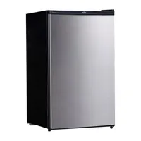 Koolatron Stainless Steel Compact Fridge with Freezer- 4.4 cu ft (124L)