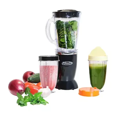 Total Chef Miracle Blender- Bullet Blender with Travel Cups- 12 pc Set