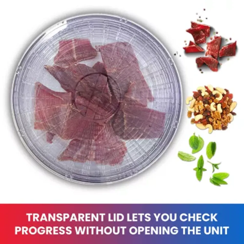 Total Chef Countertop Food Dehydrator- 5 Tray Dryer for Fruit- Jerky