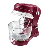 Kenmore Elite Ovation 5 qt Stand Mixer with Pour-In Top- 500W- Red