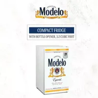 Modelo Compact Fridge with Bottle Opener- 90 L/ 95 Qt 3.2 Cu Ft