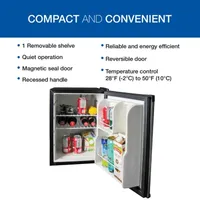 Super Kool 45 Portable Fridge 1.76 Cu Ft 12V Stainless Steel