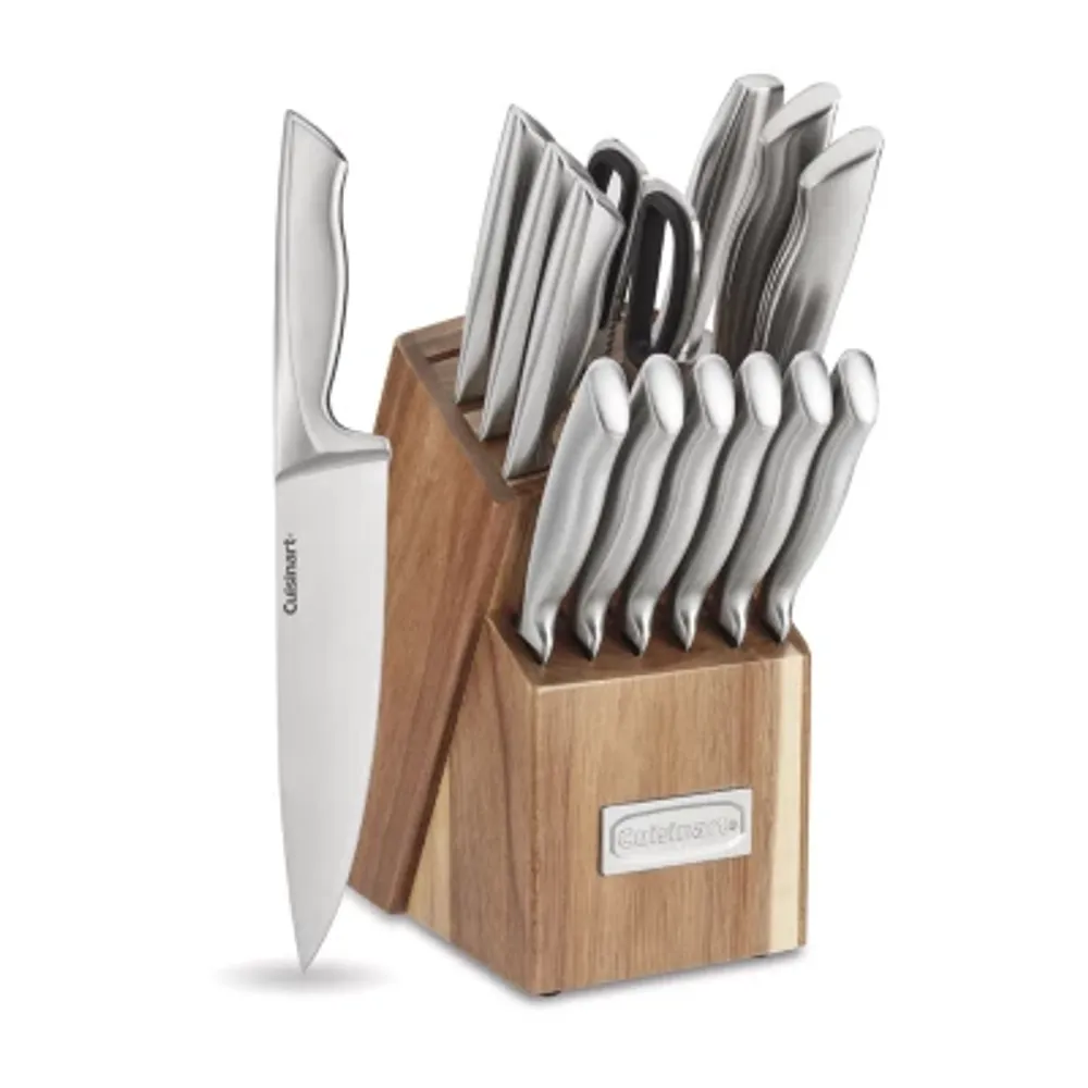 Professional Series Stainless Steel 15-Pc Cutlery Block Set