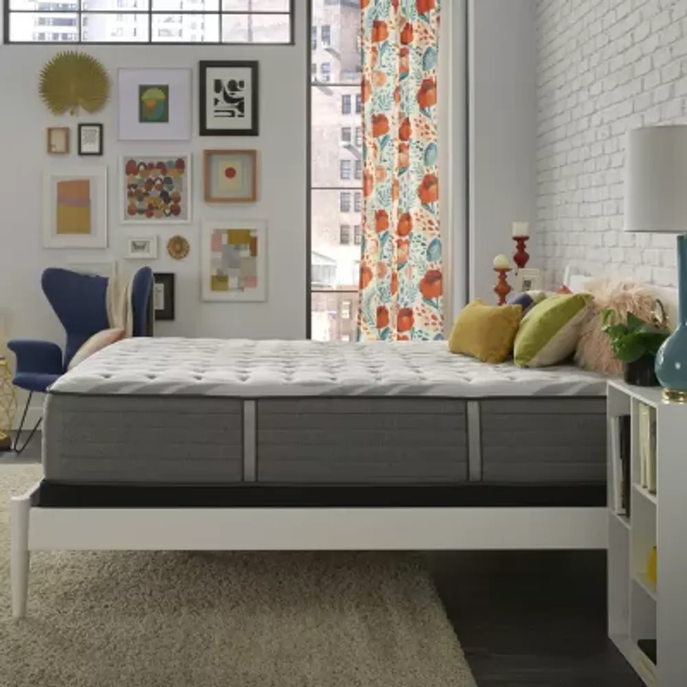 Sealy Starling Soft Pillow-Top Mattress + Box Spring