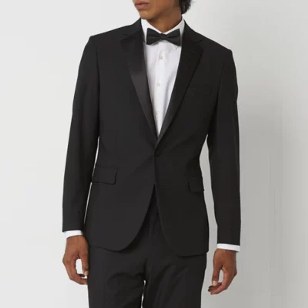 J. Ferrar Mens Ultra Comfort Tux Stretch Fabric Classic Fit Tuxedo Jacket