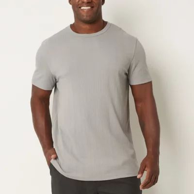 Shaquille O'Neal XLG Big and Tall Drop Needle Mens Crew Neck Short Sleeve T-Shirt