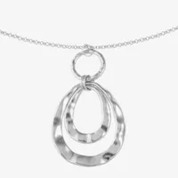 Liz Claiborne Long Pendant Necklace And Drop Earring 2-pc. Jewelry Set