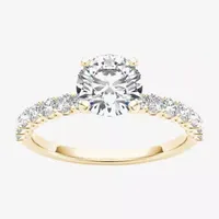 CT.T.W. Natural Round Diamond 14K Gold Engagement Ring