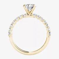 CT.T.W. Natural Round Diamond 14K Gold Engagement Ring