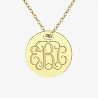 Womens 24K Gold Over Silver Pendant Necklaces