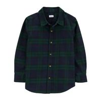 Carter's Little & Big Boys Long Sleeve Flannel Shirt