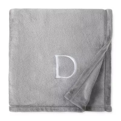 North Pole Trading Co. Monogram Throw