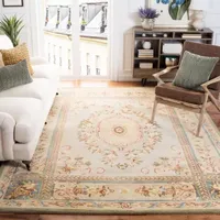 Safavieh Courtney Floral Hand Tufted Wool Indoor Rectangular Area Rug