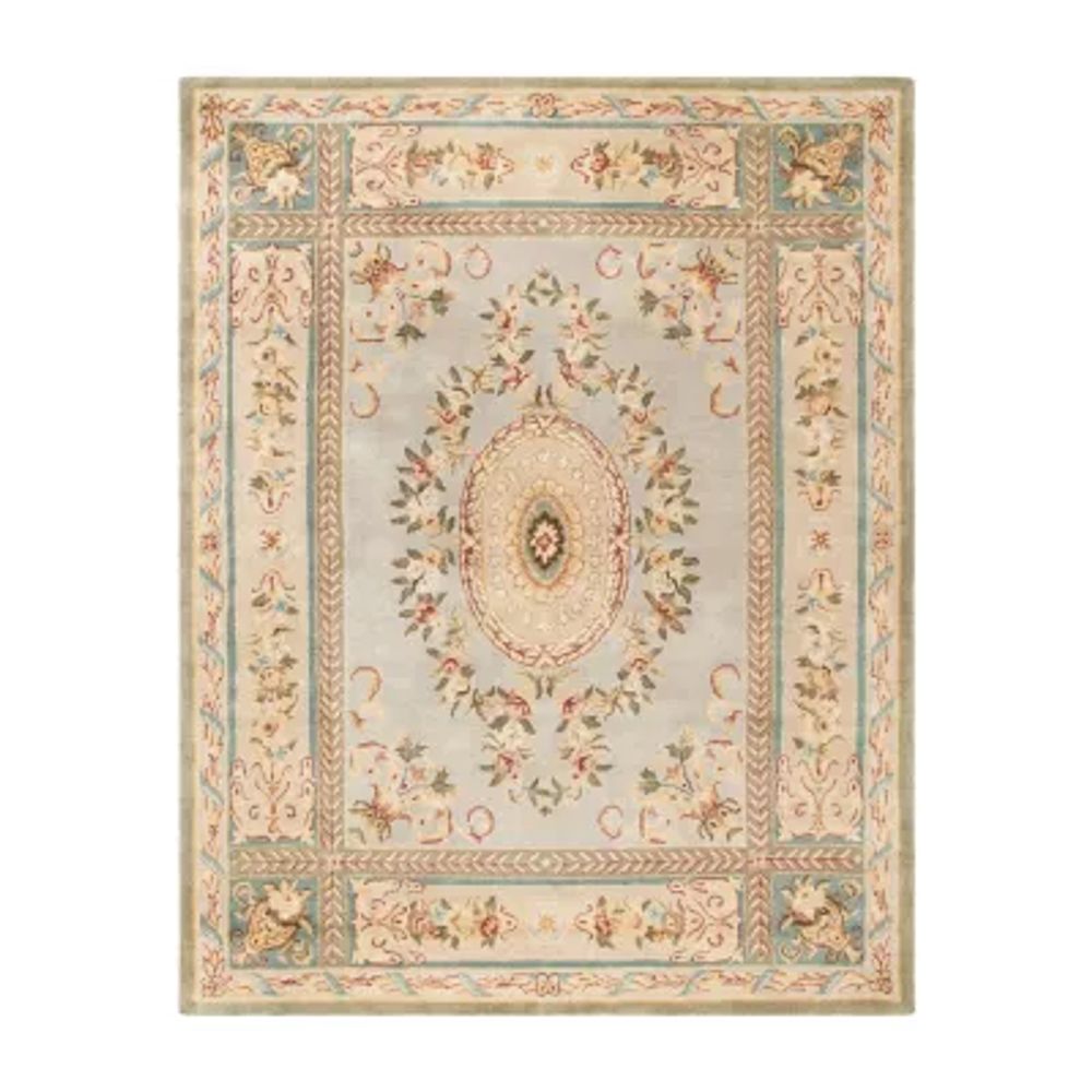 Safavieh Courtney Floral Hand Tufted Wool Indoor Rectangular Area Rug