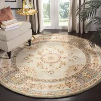 Safavieh Courtney Floral Hand Tufted Wool Indoor Round Area Rug