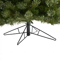 Nearly Natural Cashmere Slim Faux 9 Foot Pre-Lit Christmas Tree