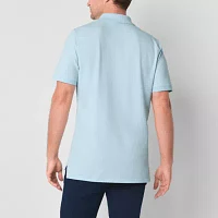 St. John's Bay Premium Stretch Mens Slim Fit Short Sleeve Polo Shirt