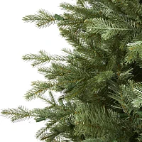 Nearly Natural New Hampshire Faux 5 Foot Pre-Lit Spruce Christmas Tree