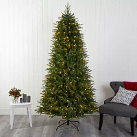 Nearly Natural Vancouver Faux 7 Foot Pre-Lit Fir Christmas Tree