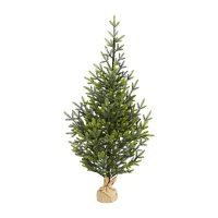 Nearly Natural Fraser 200 5 Foot Pre-Lit Fir Christmas Tree