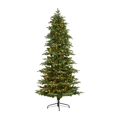 Nearly Natural South Carolina Faux 8 Foot Pre-Lit Fir Christmas Tree