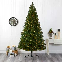 Nearly Natural 9 Foot Pre-Lit Fir Christmas Tree