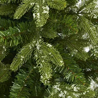 Nearly Natural Snowed 4 Foot Pre-Lit Fir Christmas Tree