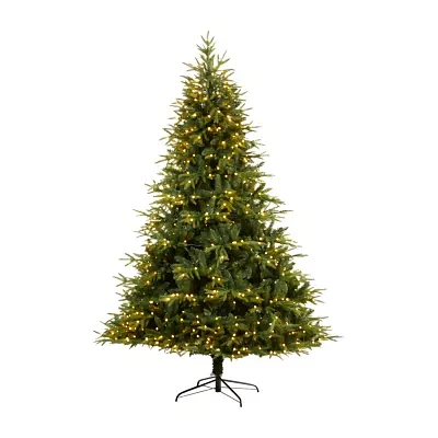 Nearly Natural Faux Foot Pre-Lit Fir Christmas Tree