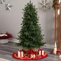 Nearly Natural Montreal Faux 6 Foot Pre-Lit Spruce Christmas Tree