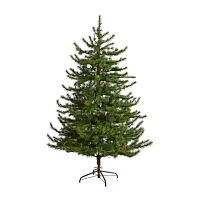 Nearly Natural Faux Foot Pre-Lit Pine Christmas Tree