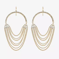 Bijoux Bar Gold Tone Womens Glass Drop Earrings