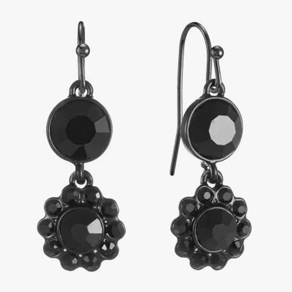 Mixit Black Drop Earrings