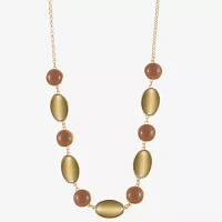 Liz Claiborne Rose Tone Collar Necklace
