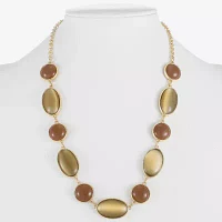 Liz Claiborne Rose Tone Collar Necklace