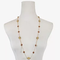 Liz Claiborne Station 34 Inch Rolo Oval Strand Necklace