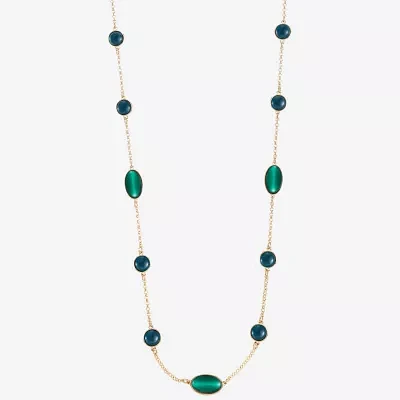 Liz Claiborne Station 34 Inch Rolo Oval Strand Necklace